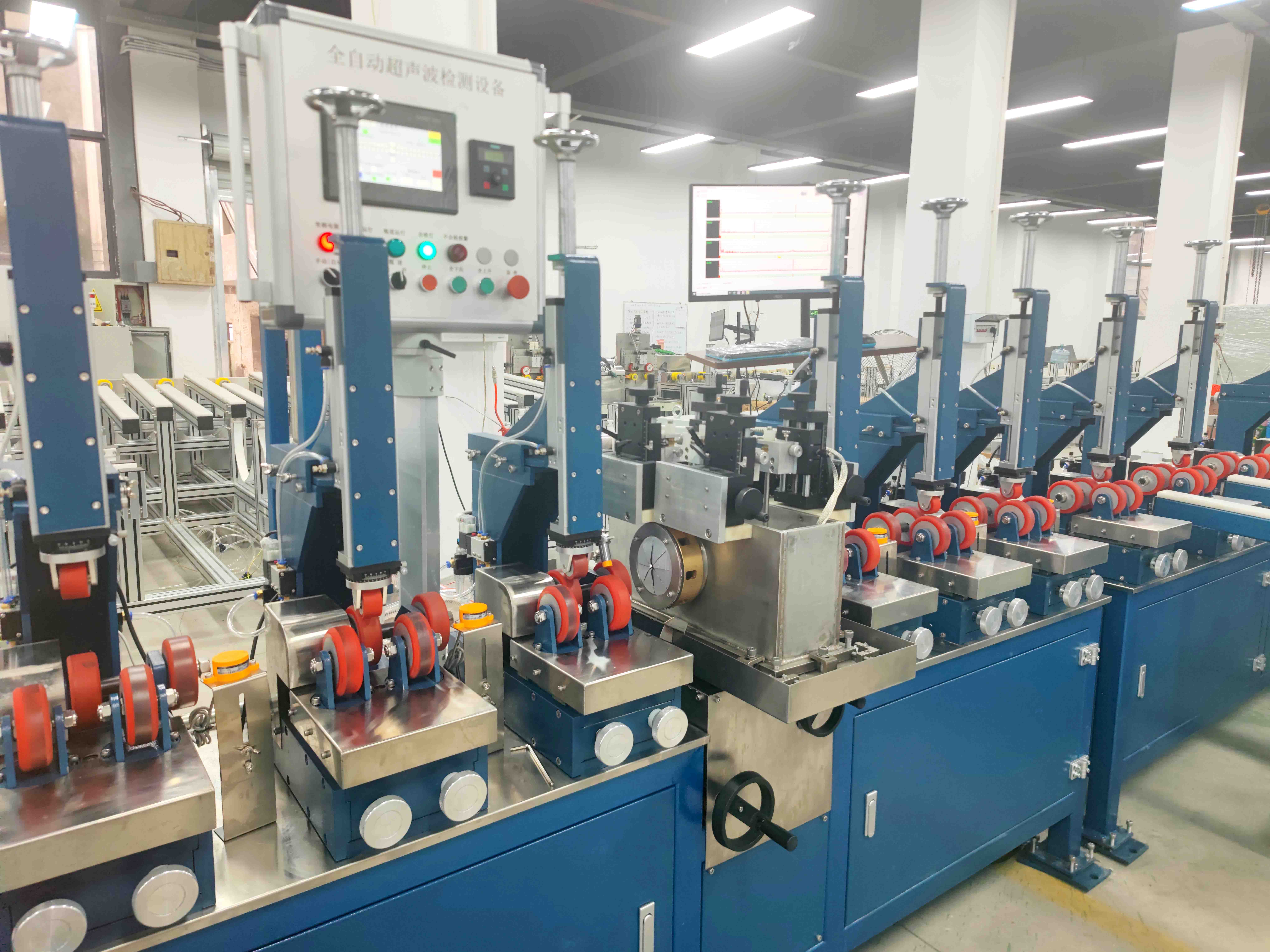 螺旋前進(jìn)超聲波檢測(cè)系統(tǒng) 管、棒材內(nèi)部表面及近表面缺陷檢測(cè)