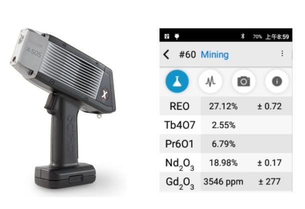 X-505手持式稀土永磁光譜儀